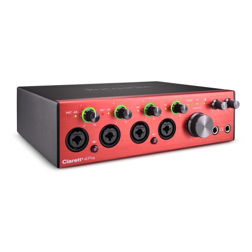 Focusrite Clarett+ 4Pre Audio Interface for Music Production