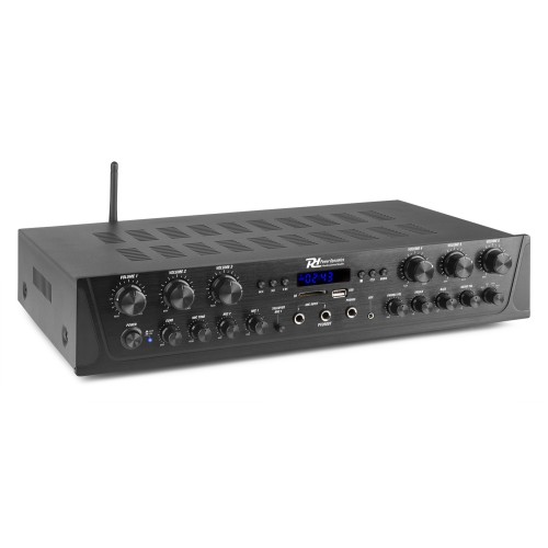 Power Dynamics PV260BT 6-Zone Audio Amplifier multi-zone amplifier with BT and media inputs