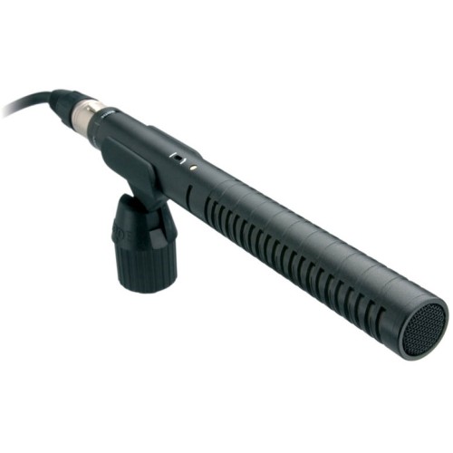 Rode NTG1 shotgun condenser microphone phantom powered