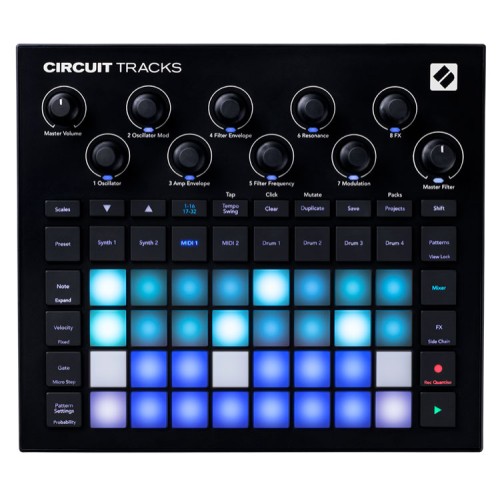 Novation Circuit Tracks – standalone groovebox with sequencer and synth