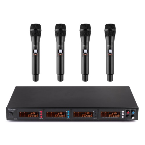 Power Dynamics Pd504H Uhf Handheld Wireless Microphone Set