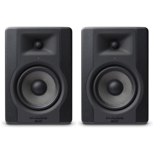 M-Audio BX5 D3 Speaker Pair bi-amplified 5″ studio monitor speakers pair