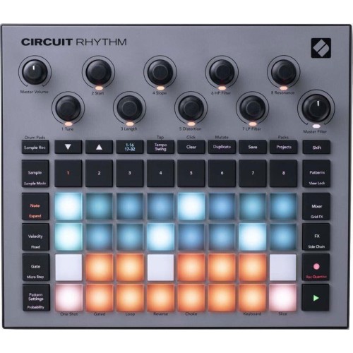 Novation Circuit Rhythm – standalone sampler and drum machine