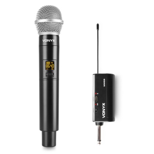 Vonyx WM55 Wireless Microphone System – wireless audio, microphone kit, portable