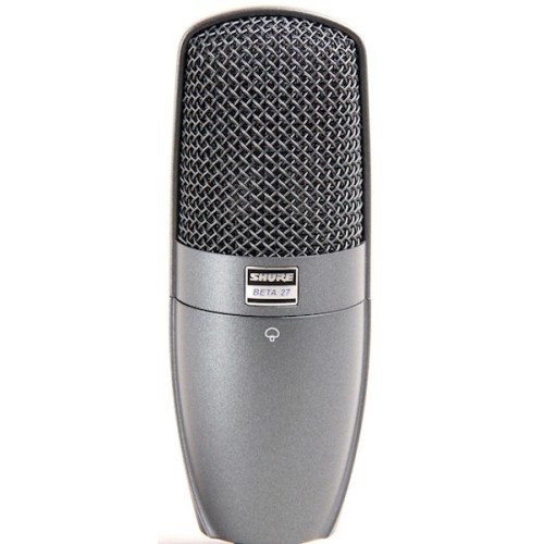 Shure Beta 27 – Small diaphragm condenser vocal microphone, studio quality