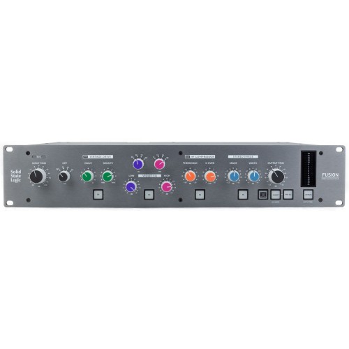 Solid State Logic Fusion – analog stereo processor: mix bus compressor, tube drive, enhancer