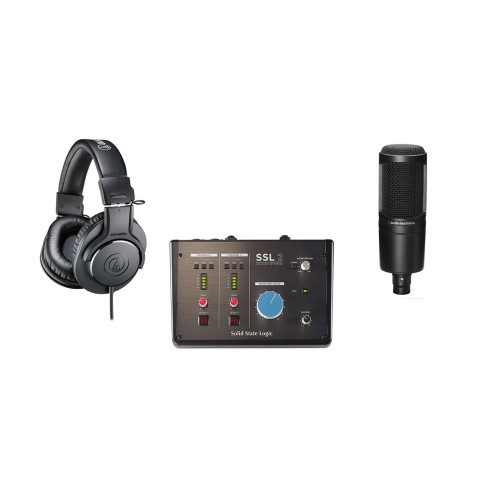 Solid State Logic SSL2 Music Production Bundle – audio interface bundle for music production