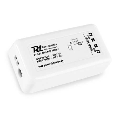 Power Dynamics BT10 compact Bluetooth audio receiver