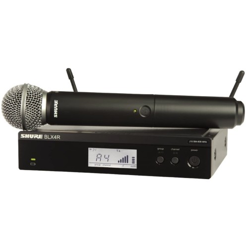 Shure BLX24R SM58 – Wireless vocal microphone system, handheld dynamic SM58, reliable RF, stage use