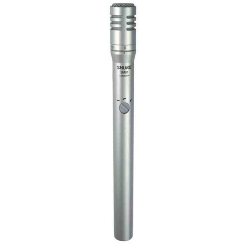 Shure SM81 – Vocal microphone, small diaphragm condenser, studio and broadcast