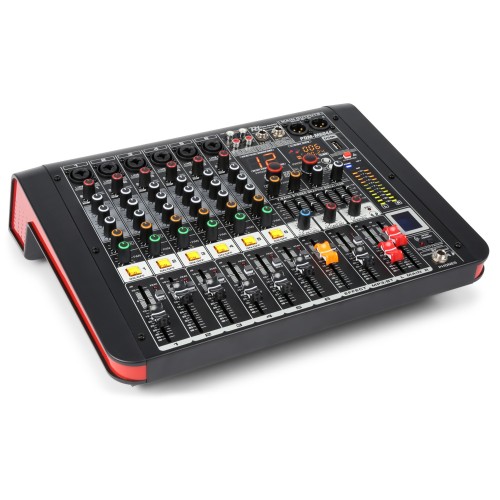 Power Dynamics PDM-M604A 6-Channel Powered Mixer powered mixer with effects and USB input