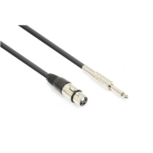 Vonyx Cx314-3 Cable Xlr Female - 6.3 Mono 3M – microphone cable, XLR female to 6.3mm mono, 3 meters