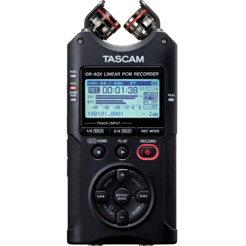 Tascam Dr-40X – multi-track portable recorder, 4 tracks, USB interface