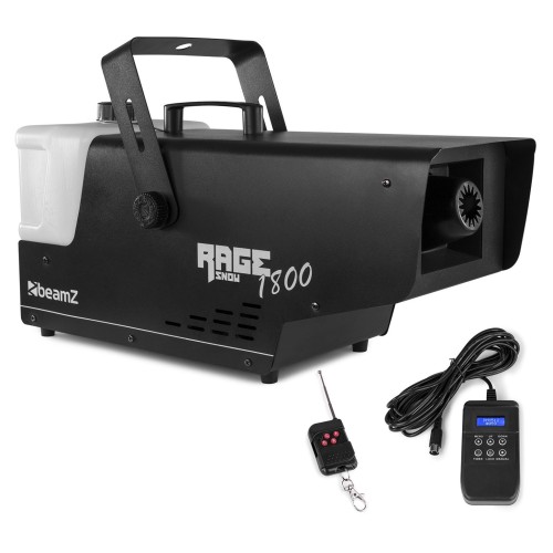 Beamz Rage 1800 Snow Machine – snow machine, 1800W, snow effect output