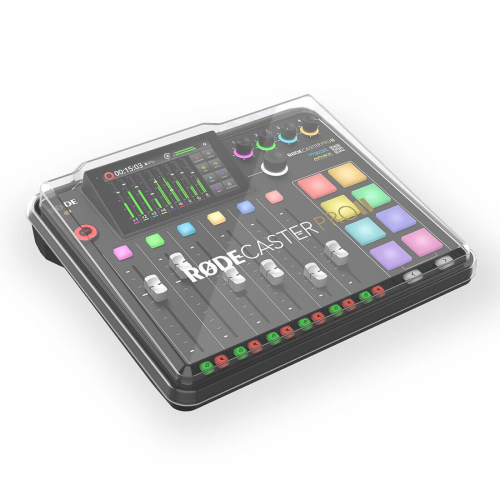 Rode Rodecaster Pro II & Cover Bundle podcast mixer with protective cover
