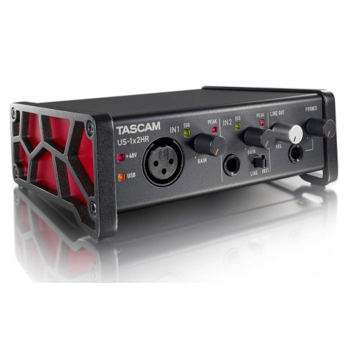 Tascam Us-1X2Hr – high-quality USB audio interface, 1 input/2 outputs