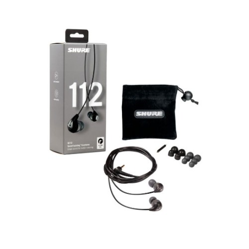 Shure SE112 – In-ear vocal monitors, single-driver, entry-level sound