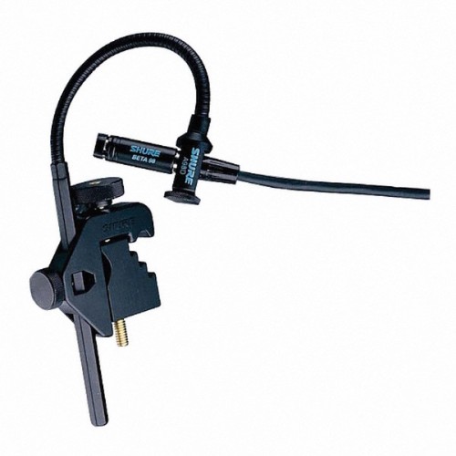 Shure Beta 98D-S – Drum and instrument vocal microphone, clip-on condenser, professional audio