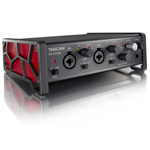 Tascam Us-2X2Hr – USB audio interface with MIDI, 2 inputs/2 outputs