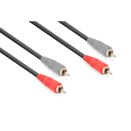 Vonyx Cx340-3 Cable 2 X Rca M - 2 X Rca M 3M – audio cable, dual RCA male to dual RCA male, 3 meters