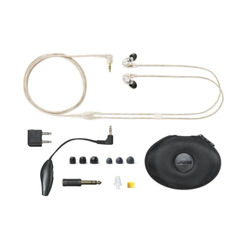 Shure SE535CLE – In-ear vocal monitors, triple-driver, clear sound, custom fit
