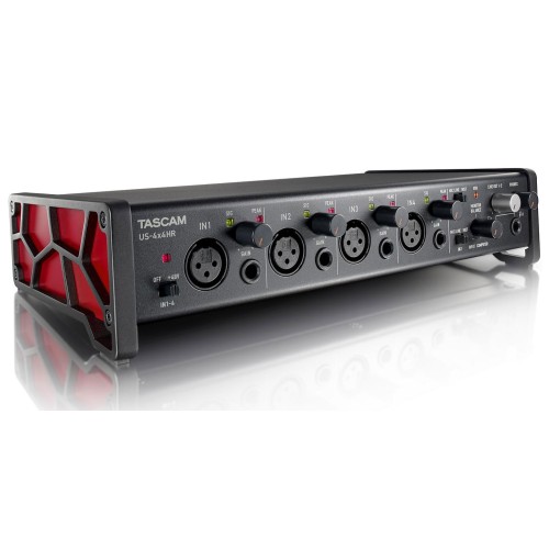 Tascam Us-4X4Hr – USB audio interface, 4 inputs/4 outputs, multi-channel recording