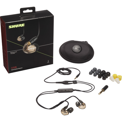 Shure SE535VE – In-ear vocal monitors, triple-driver, high-definition sound