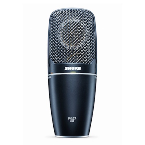 Shure PGA27USB – Condenser vocal microphone, USB connection, studio recording