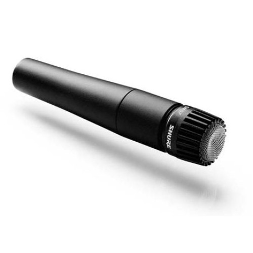 Shure SM57 – Instrument and vocal microphone, dynamic, rugged stage and studio use