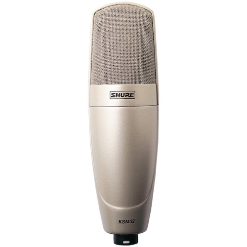 Shure KSM32-SL – Large-diaphragm condenser vocal microphone, studio recording, smooth natural sound