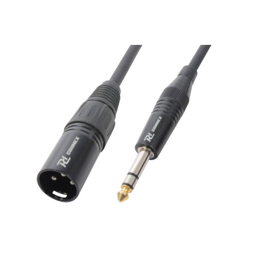 Pd Connex Cx44-3 Xlr M -6.3 Trs 3M – 3m XLR male to 6.3mm TRS jack