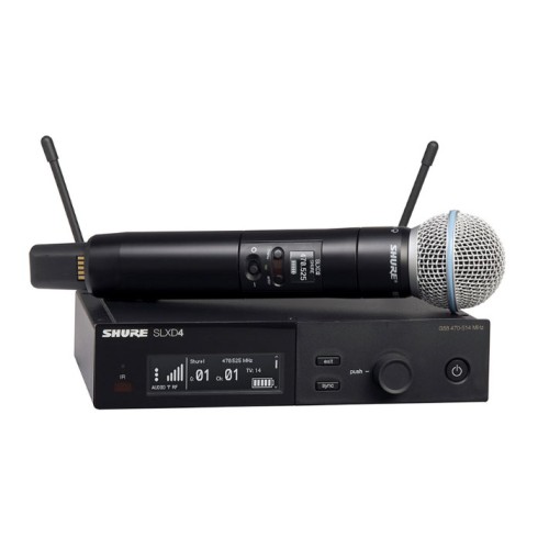 Shure Slxd24B58 Vocal Microphones – wireless vocal microphone system, handheld, digital wireless
