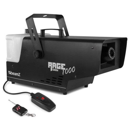 Beamz Rage 1000 Snow Machine – snow machine, 1000W, snow effect output