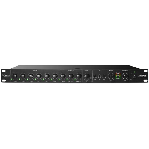 Denon Pro Dn-312X channel mixer, Audio Mixer, 12-Channel