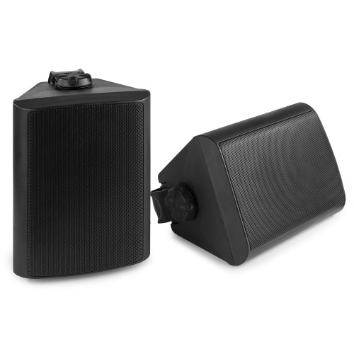 Power Dynamics BGO65 Speaker Set Black outdoor/indoor coaxial speaker set black