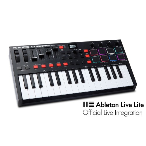 M-Audio Oxygen Pro Mini – compact professional MIDI controller