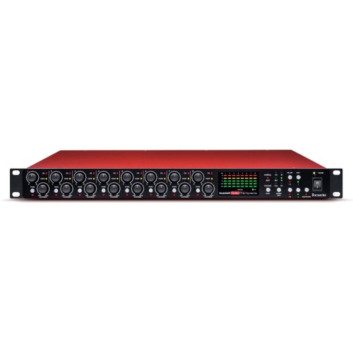Focusrite Scarlett Octopre Dynamic pre-amplifier – preamp, dynamic mic support, audio interface accessory