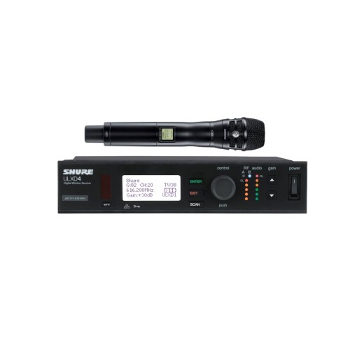 Shure ULXD24 KSM8B – Wireless vocal microphone system, handheld, KSM8 dynamic capsule