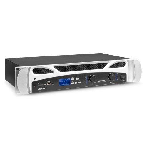 Vonyx Vpa600 Pa Amplifier 2X 300W Media Player With Bt – PA amplifier, 2x300W, media player, Bluetooth