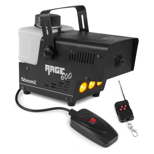 Beamz Rage 600LED Smoke Machine – smoke machine, 600W, LED lighting, fog effects