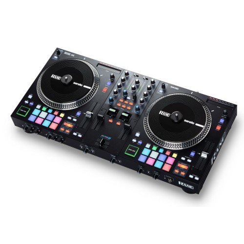 RANE ONE - Complete DJ Set and DJ Controller for Serato DJ with Integrated DJ Mixer, Motorized Platters and Serato DJ Pro Included