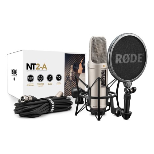 Rode NT2A Studio Solution studio condenser mic with shock mount and cable