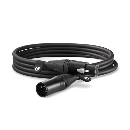 Rode XLR-3 Black short balanced XLR cable black color