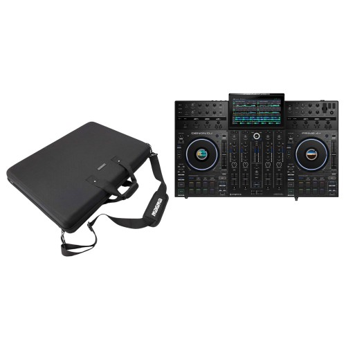 Denon Dj controller Prime 4+ Ctrl Case Bundle
