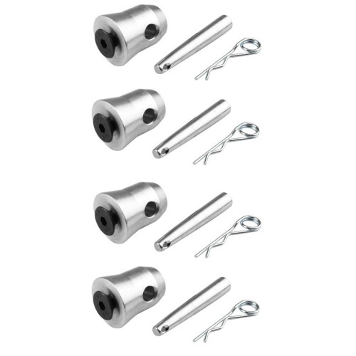 BeamZ P30 Set of 4 Half Cone Truss Connectors – truss connectors, set of 4, half cone design