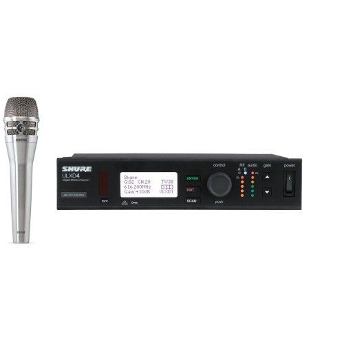 Shure ULXD24 KSM8N – Wireless vocal microphone system, handheld, KSM8 neodymium capsule