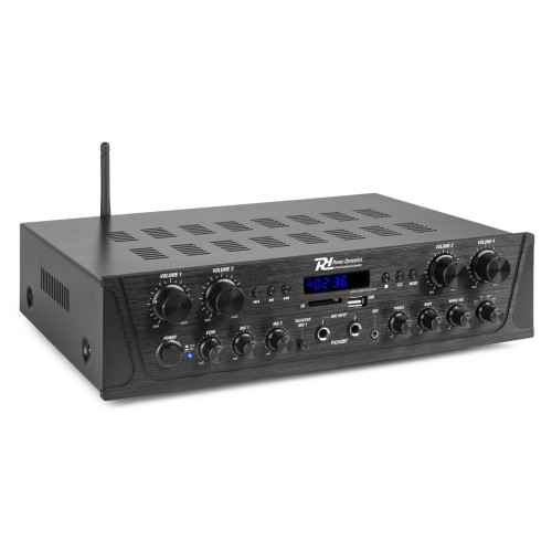 Power Dynamics PV240BT 4-Zone Audio Amplifier 4-zone amplifier with Bluetooth and USB/SD