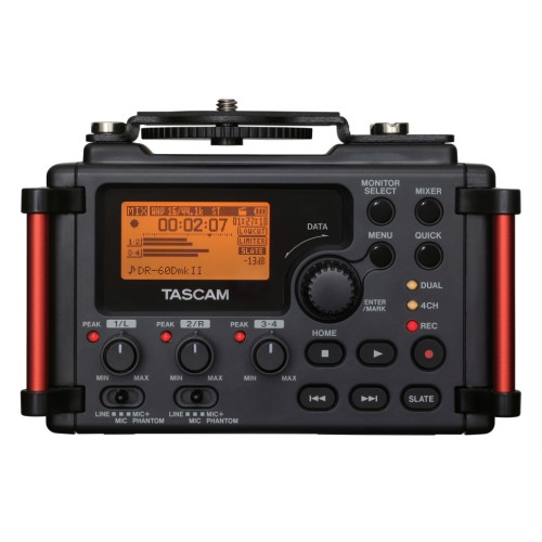 Tascam Dr-60D Mkii – field audio recorder for DSLR, 4-track recording