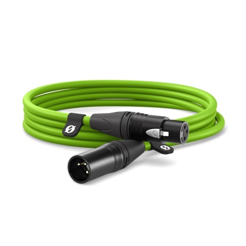 Rode XLR-3 Green short balanced XLR cable green color