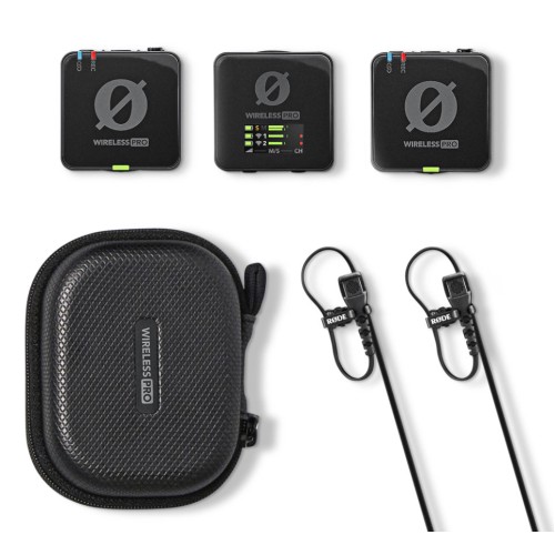 Rode Wireless PRO Professional Wireless Microphone System dual channel wireless kit
